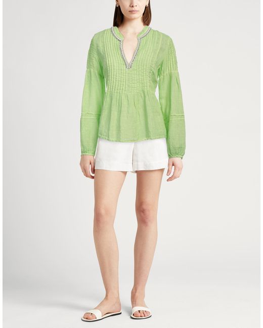Top 120% Lino de color Green