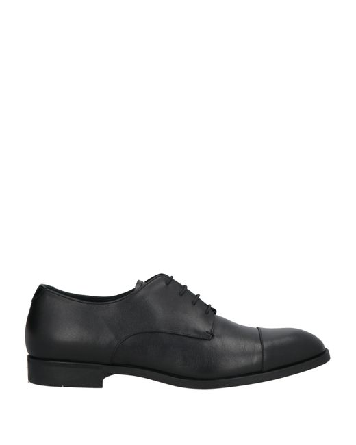 Stringate di Emporio Armani in Black da Uomo