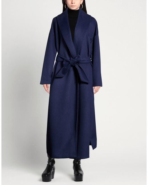 Please Blue Coat Polyester, Viscose