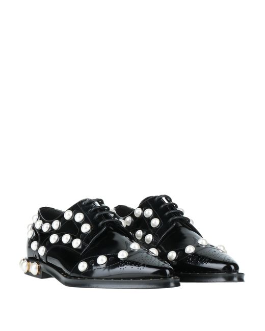 Dolce & Gabbana Black Lace-up Shoes