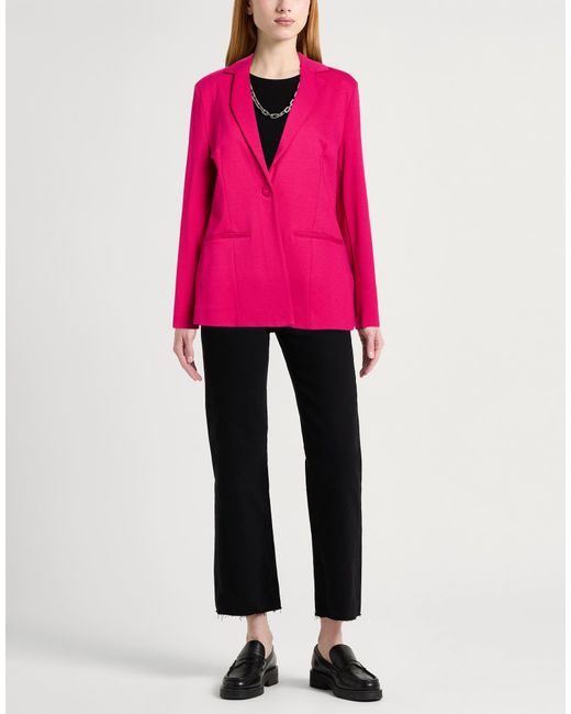 Maliparmi Pink Blazer Viscose, Polyamide, Elastane