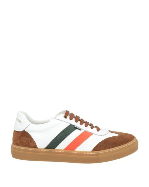Daniele Alessandrini Brown Sneakers Leather for men