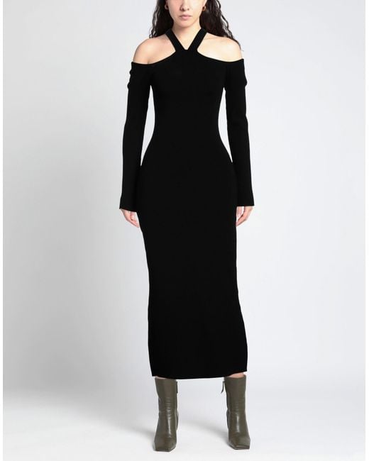 Akep Black Midi-Kleid