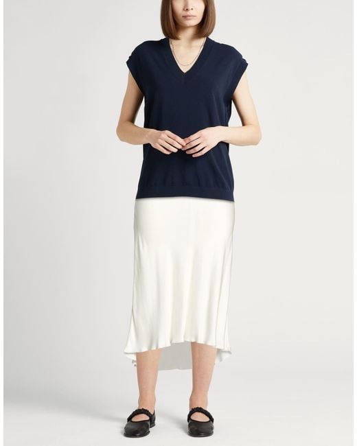 Jucca White Midi Skirt