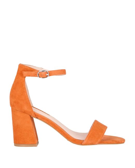 CafeNoir Orange Sandals