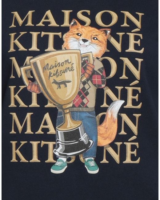 Maison Kitsuné Blue Sweatshirt