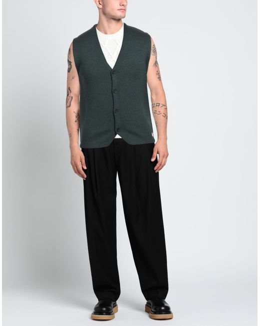 Takeshy Kurosawa Green Cardigan for men