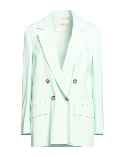 Peserico Green Blazer Viscose, Elastane