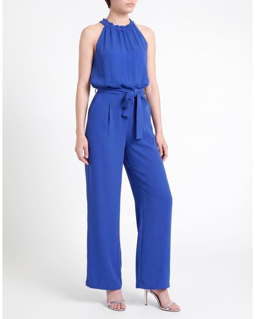 P.A.R.O.S.H. Blue Jumpsuit Polyester