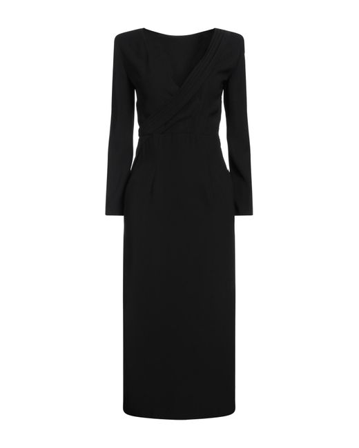 Emporio Armani Black Midi Dress