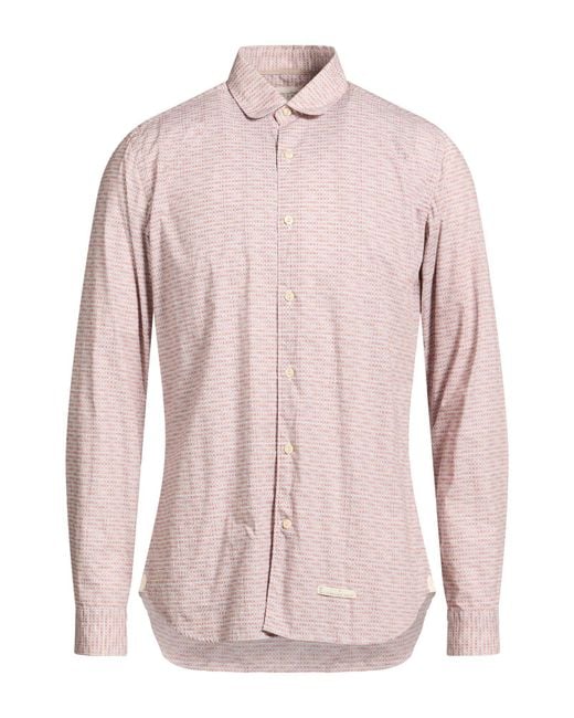 Tintoria Mattei 954 Pink Shirt for men