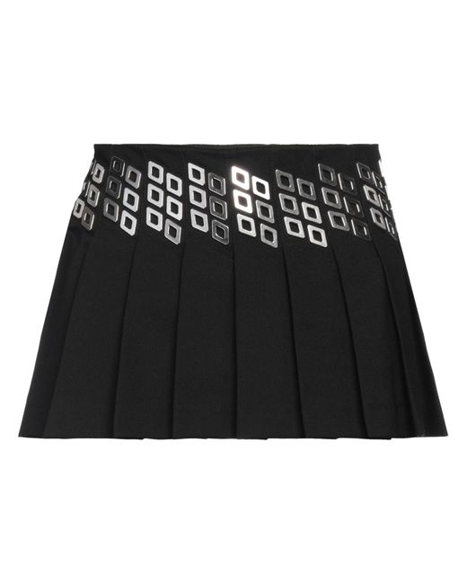 Dion Lee Black Mini Skirt