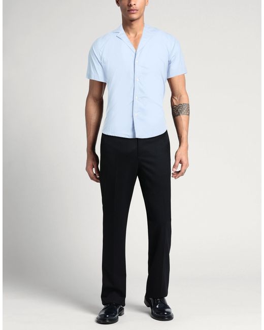 Ballantyne Blue Shirt Cotton for men