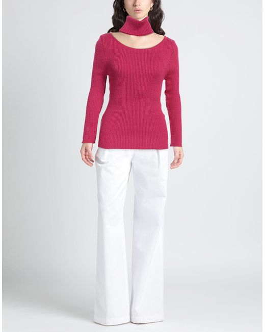 Thebe Magugu Pink Turtleneck