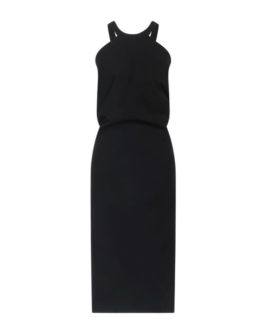 Monot Black Midi Dress