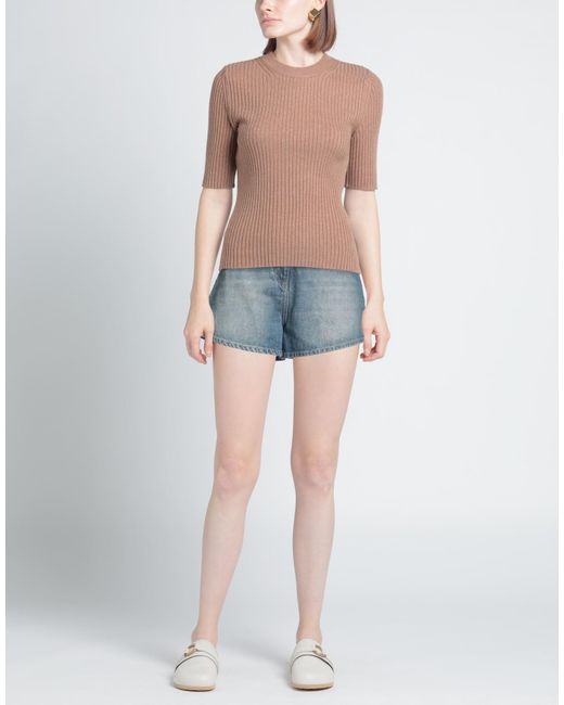 MVP WARDROBE Blue Denim Shorts Cotton