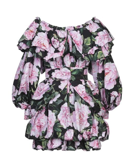 Dolce & Gabbana Gray Mini Dress