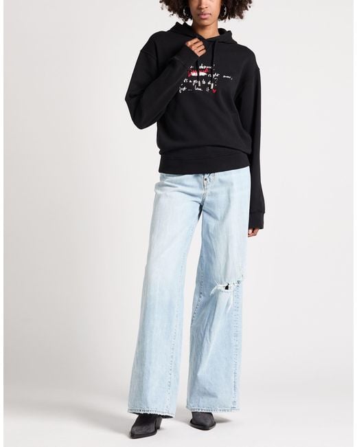 DSquared² Black Sweatshirt Cotton