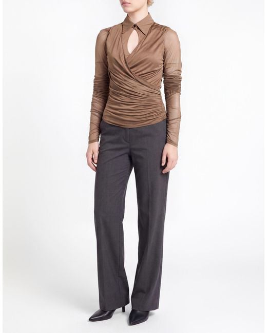 Max Mara Brown Light Top Viscose