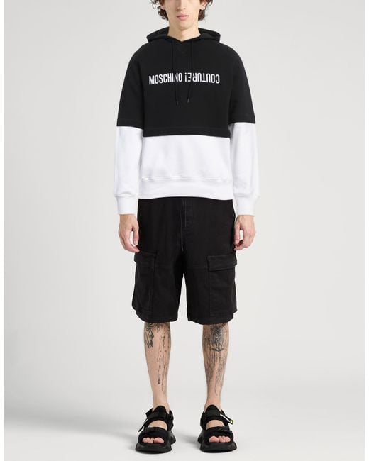Moschino Black Sweatshirt Cotton for men