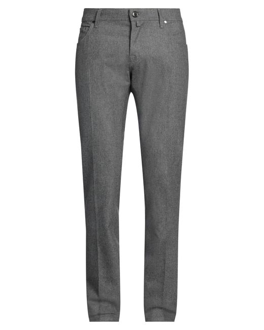 Jacob Cohen Gray Pants Virgin Wool, Elastane, Polyester, Cotton for men