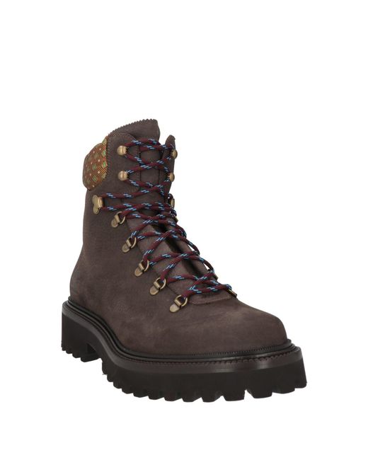 Etro Brown Ankle Boots for men