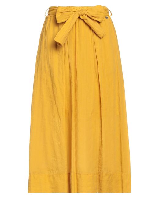 Rebel Queen Yellow Midi Skirt