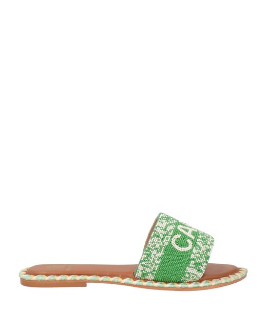 De Siena Green Sandals
