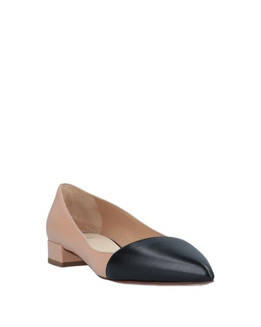 Francesco Russo Pink Ballet Flats Soft Leather