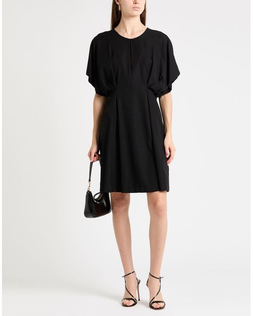 Liu Jo Black Mini Dress Viscose, Polyester