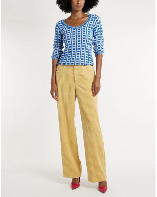 Isabel Marant Yellow Pants Polyester, Polyamide