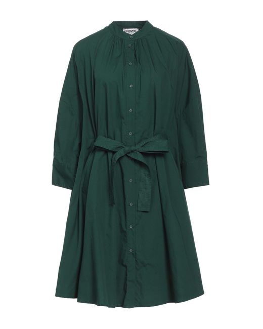 Essentiel Antwerp Green Midi Dress