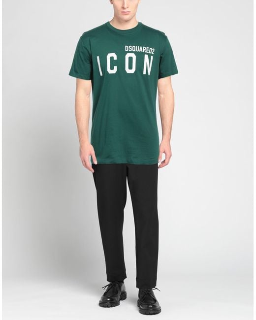 DSquared² Green T-shirt for men