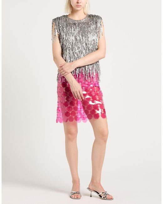 Rabanne Pink Mini Skirt