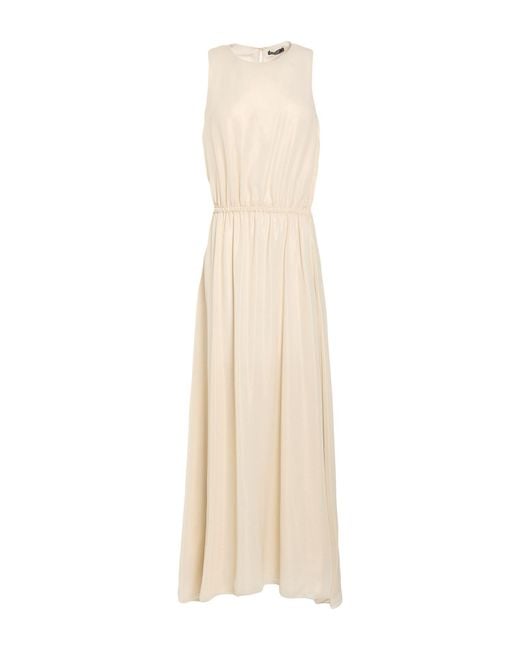 Peserico Natural Sand Maxi Dress Polyester
