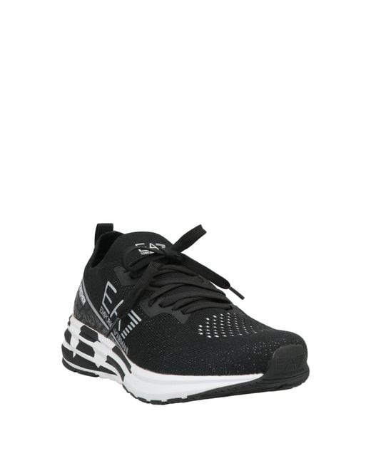 EA7 Black Trainers for men