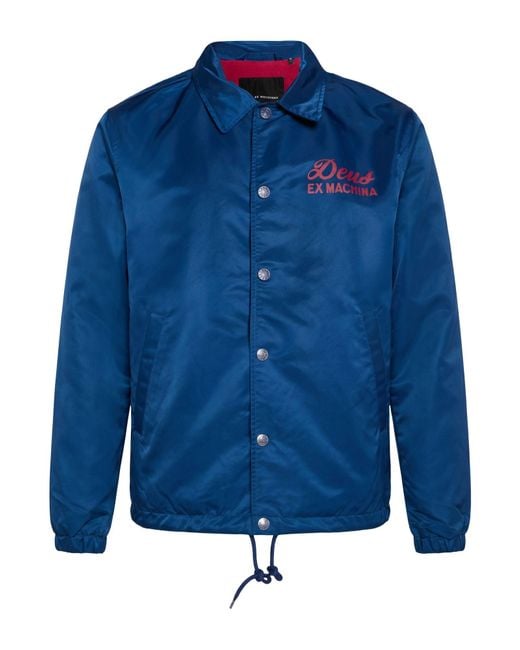 Deus Ex Machina Blue Jacket for men
