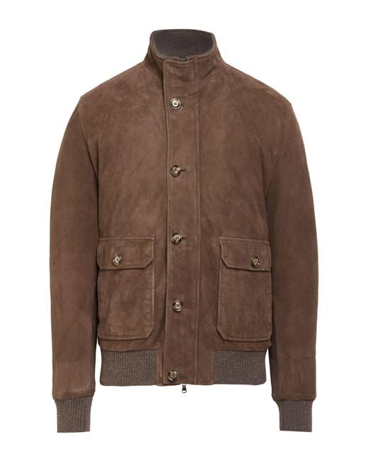 Barba Napoli Brown Jacket for men