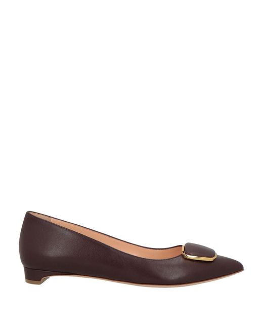 Rupert Sanderson Brown Ballet Flats