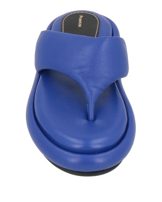 Proenza Schouler Blue Thong Sandal