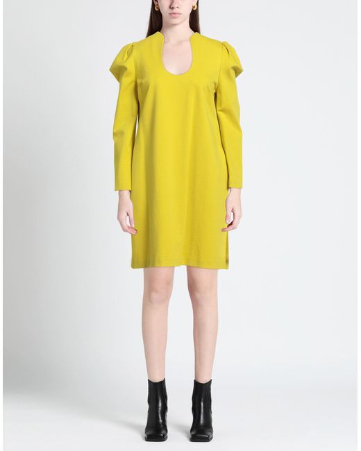 MEIMEIJ Yellow Mini Dress