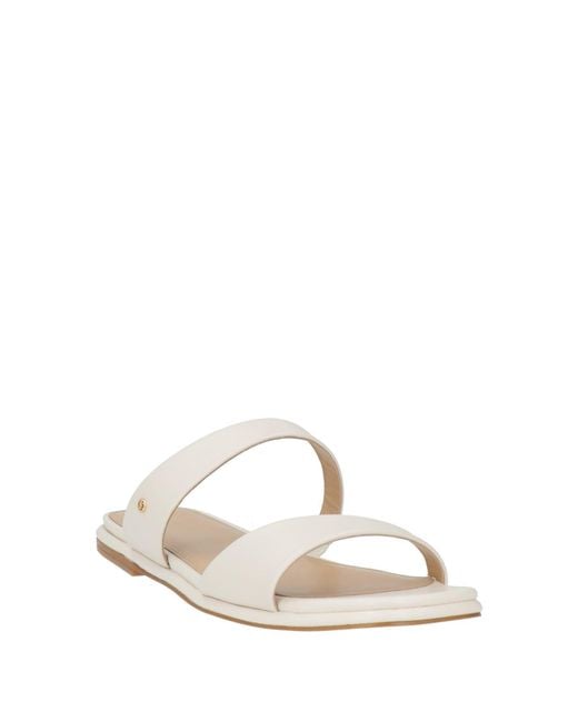 MICHAEL Michael Kors White Ivory Sandals Leather