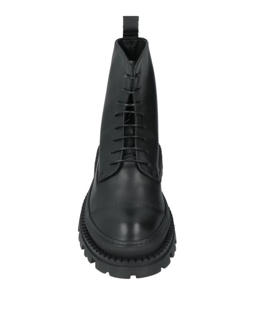 Lardini Black Ankle Boots Leather for men