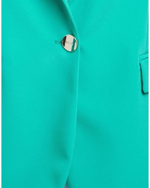 Liu Jo Green Suit Polyester, Elastane