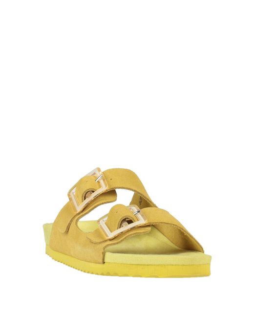Colors Of California Yellow Sandals