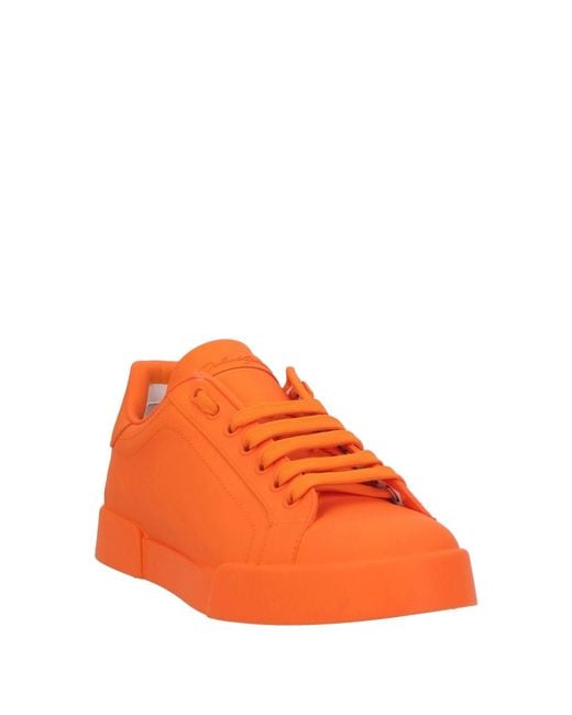 Dolce & Gabbana Orange Trainers
