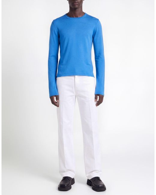 Fabrizio Del Carlo Blue Jumper for men