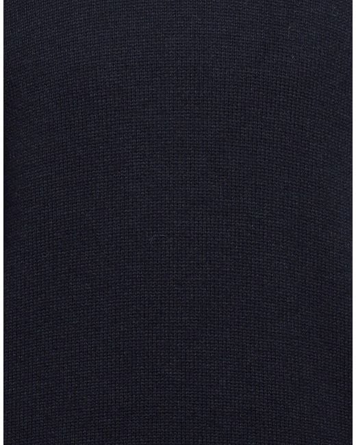120% Lino Blue Turtleneck for men