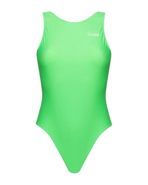 Ganni Green One-piece Swimsuit