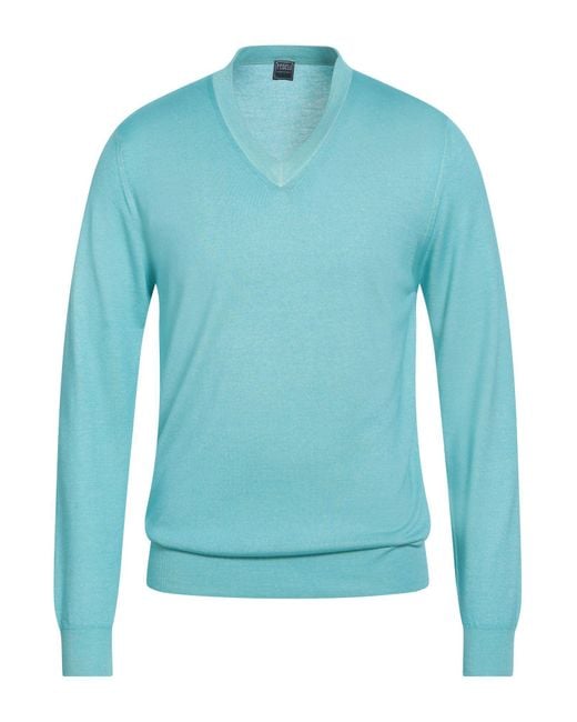 Pullover di Fedeli in Blue da Uomo